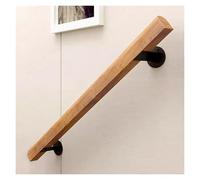 Barra de agarre de madera para montar en la pared, barandilla antideslizante de 50 cm para uso en interiores y exteriores, mejora la seguridad y la estabilidad del hogar para personas mayores y niños
