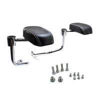 Barra de Agarre de Mano Compatible con Indian Roadmaster Panicle 2014-2024, reposabrazos Trasero para Pasajero, pasamanos, Equipaje, Almohadilla de Mano de Cuero(Chrome1)