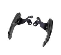 Barra de Agarre de Mano Reposabrazos Trasero de Aluminio Grueso, Accesorios universales para Motocicleta CBF190 CB190R(3D Black)