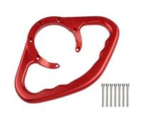 Barra de agarre del pasajero para tanque de combustible de motocicleta Honda, barra de agarre de asiento trasero de aleación de aluminio CNC para una mayor estabilidad de conducción (rojo)