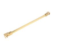 Barra de agarre estabilizadora de pared de vidrio for cuarto de ducha de acero inoxidable, 150 cm, puede sujetar vidrio de 8-12 mm de espesor, ángulo de instalación múltiple ajustable de 180 °/744(Gol