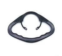 Barra de agarre para depósito de combustible de motocicleta CFMOTO 450SR 450NK, reposabrazos de asiento trasero, color plateado 2023 (negro)