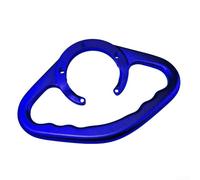 Barra de agarre para pasajeros para motocicleta, punto de montaje de tanque de combustible, construcción de aluminio para aplicaciones Kawasaki (azul)