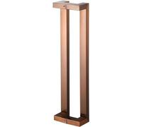 Barra de Agarre Rectangular de Doble Cara para Puerta, Perilla de Acero Inoxidable para Puerta de Vidrio, Barra de Agarre para Entrada Comercial, manija de Ducha interio