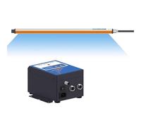 Barra de aire ionizante de 40 cm, varilla electrostática antiestática con generador de alto voltaje de 7 kV, rápida eliminación de estática y alta densidad de liberación de iones