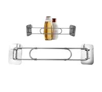 Barra de almacenamiento de esquina de ducha - Esquina de ducha escalable con rotación de 180°, para caravanas, armarios, caravanas, cocinas, estantes de almacenamiento, remolques de viaje