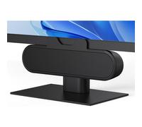 Barra de altavoces USB para monitor de PC de escritorio: altavoces de escritorio con cable y clip, con sonido estéreo HD, compatibles con