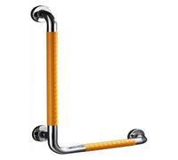 Barra de Apoyo,Barras de Apoyo en Forma de L de 19 * 27 Pulgadas for Bañeras y Duchas,Barras de Apoyo de Ángulo Vertical de Acero Inoxidable,Pasamanos de Baño for Discapacitados Deslizantes de Montaje