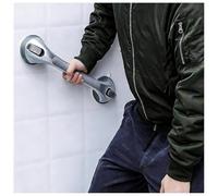 Barra De Apoyo Con Ventosas Para Ducha Y Bañera: Asa Antideslizante Mejorada Con Ventosa Potente Para La Pared Del Baño, Ideal Para Personas Mayores, Discapacitadas(30cm)