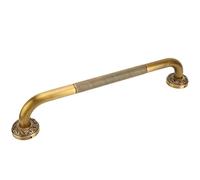 Barra de Apoyo Ducha Metal 42 Cm Barra de Apoyo Antideslizante Barra de Apoyo Baño Barras de Apoyo Cobre Barras de Seguridad para Mayores y Niños Color Bronce