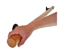 Barra de apoyo redonda de pino para personas mayores/discapacitadas, de 30 a 600 cm, antideslizante, para interiores, baño, escuela, barandilla de escalera, solución segura y segura