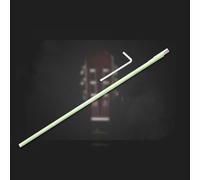 Barra de armadura de guitarra, palanca ajustable de dos vías de doble acción con llave hexagonal, longitud de 420 mm a 570 mm para construcción y reparación de guitarra (380 mm)