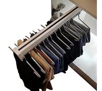 Barra de armario extensible extraíble Riel para perchas Perchero ajustable Riel para ropa (Size : 400mm)