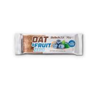 Barra de avena y fruta cero arándanos 70g BioTech USA