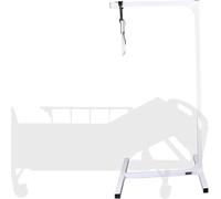 Barra de ayuda para cama y soporte de suelo para personas mayores, soporte de seguridad y ayuda de pie para ayudar a levantarse de la cama, ideal para el cuidado del hogar y rehabilitación