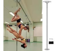 Barra de baile - Poste de montaje en techo para uso comercial, diseño portátil extraíble para principiantes, ideal para pub, gimnasio y salas de yoga, altura ajustable de 2,2 m a 3,8 m