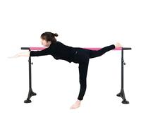 Barra de Ballet de Acero con Altura Ajustable Ideal para el hogar la Escuela y el Estudio. Barras de extensión y Fitness.,Rosa - 2,3 m/7,5 pies