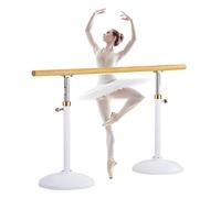 Barra de Ballet de Acero Resistente para niños y Adultos Altura Ajustable Barra de Baile móvil con Capacidad para 250 kg.,Estilo Adulto: 3 m/9,8 pies