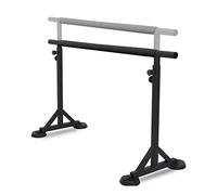 Barra de Ballet portátil con Varilla de extensión de Acero Ajustable. Ideal para familias Estudios y escuelas. Soporta hasta 200 kg.,Negro - 2,3 m/7,5 pies