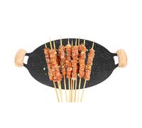 Barra de barbacoa en la parrilla: antiadherente coreana, placa de estufa de usos múltiples | Ideal para carnes, panqueques, costillas, cocción interior y exterior, superficie fácil de