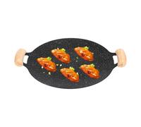 Barra de barbacoa en la parrilla: antiadherente coreana, placa de estufa de usos múltiples | Ideal para carnes, panqueques, costillas, cocción interior y exterior, superficie fácil de