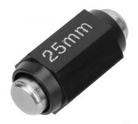 Barra de barra de bloque de calibración micrómetro para calibre de varilla de referencia y accesorio de calibrador fabricado con acero inoxidable para tareas de medición precisas (25 mm)