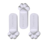 Barra de barra seca, absorbente de humedad para gatos, barra de diatomea de comida para mascotas, diseño reutilizable de 3 piezas, secado rápido, 2.64 pulgadas, ideal para interiores, dormitorio