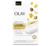 Barra de belleza Olay Moisture Outlast Ultra Moisture con manteca de karit? y complejo de vitamina B3, 100 ml (paquete de 6)