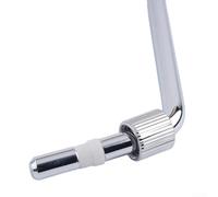 Barra de brazo de trémolo de metal de 6 mm para puente de guitarra eléctrica Floyd Rose, estilo de empuje con collar de rosca, 7.09 pulgadas para pieza de repuesto de barra Whammy (plata)