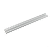 Barra de calibre de inglete de aluminio de 45 grados con ranura de escala, para mesa de enrutador, sierra de mesa y sierra de cinta, sistema de fijación de plantilla de carpintería, para riel de