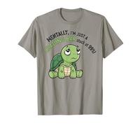 Barra de Carga Mental atascada al 99% de Humor de Tortuga Camiseta