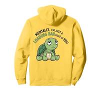 Barra de Carga Mental atascada al 99% de Humor de Tortuga Sudadera con Capucha