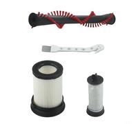 Barra de cepillo de rodillo principal con filtros para Dreson HX1 Series - HX1 Pro - Cat & Dog - Select; kit de piezas de repuesto para aspiradora que incluye herramienta de limpieza - 4 piezas