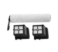 Barra de cepillo de rodillo y kit de filtro HEPA para aspiradora Prosceni F10 Ultra Wet and Dry que incluye nailon de pelusa de plástico y componentes de papel de filtro (1+2)