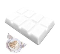 Barra de cera pequeña para derretir - Cera de soja hecha a mano vegana de larga duración altamente perfumada hecha a mano cera derretida (galletas de Navidad de chocolate blanco)