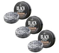 Barra de champú de cabello anti grises de 3 pcs - oculta el cabello gris y se oscurece naturalmente - cabello gris inverso, hidratación natural - champú sólido para cabello brillante y saludable