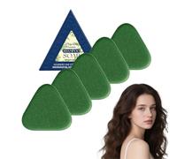 Barra de champú triangular natural para el cuidado del cabello - Barras de champú y acondicionador sólidos para mujeres y hombres, Barra calmante y suavizante para el cabello, 120g (5 Cajas)