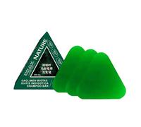 Barra de champú Usman Grass Grass Natural Grass Glutinous Rice Water Solid Shampoo Bar for Hair Care & Hair Growth, Calming & Strengthens Hair, Gentle on Hair & Scalp, para todo tipo de cabello (3