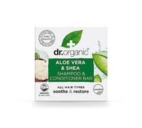 Dr. Organic Champú y Acondicionador Sólido de Aloe Vera y Chía 75g