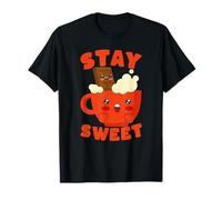 Barra de Chocolate Caliente Stay Sweet Kawaii Camiseta