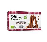 Barra de chocolate con leche sin gluten.