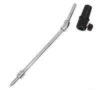 Barra de cola ajustable, contrapunto antideslizante ajustable de acero inoxidable para instrumentos de tamaño 4/4, plateado