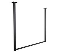 Barra de colgar fenton metal negro 7x80x80 cm