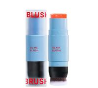 Barra De Colorete En Crema | Stick Multiusos Como Rubor Y Sombra De Ojos - Doble Punta Hidratante Con Color Instantáneo Para Viajes Y Uso Diario