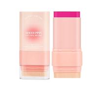 Barra de Colorete Liquido para Mejillas y Labios, Blush Crema Hidratante, Larga Duración Impermeable, Acabado Mate y Brillante, Ligero (#1, 15g)