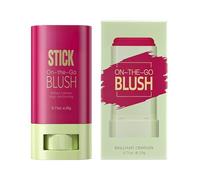 Barra de Colorete Multiusos, Blush Stick Rubor 3 en 1, Para Mejillas, Labios y Ojos, Acabado Mate o Natural, Fórmula Resistente al Agua de Larga Duración, Adecuada para Todo Tipo de Piel(03)