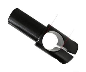 Barra de conexión de perfil de aluminio de 22 mm y 25 mm, junta flexible de doble apertura para cubrir máquinas, herramienta de desbloqueo de tuberías, pieza de repuesto de varilla única larga (115 x