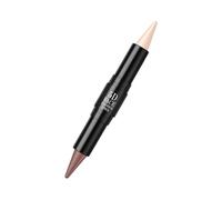 Barra de contorno 2 en 1 para maquillaje, doble iluminador, bronceador, kit de resaltado y contorneado, corrector y rotulador de maquillaje