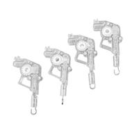 Barra de control de inclinación cuadrada con conexión de gancho de riel para persianas de ventana, accesorio de repuesto de policarbonato duradero, paquete de 2