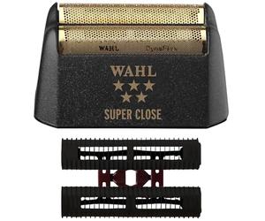Barra de corte y lámina dorada de repuesto para la maquinilla de afeitar Wahl Professional 5 Star Series Finale, hipoalergénico, afeitado sin cortes y apurado para peluqueros y estilistas profesionales, modelo 7043